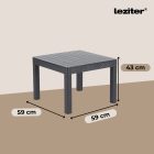 Claire 5 személyes kerti sarokgarnitúra orlando asztallal