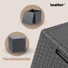 Claire IV 4 személyes kerti bútor garnitúra vigo tárolós asztallal