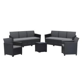   Claire IV 8 személyes kerti bútor garnitúra vigo tárolós asztallal