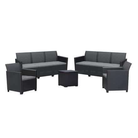 Claire IV 8 személyes kerti bútor garnitúra vigo tárolós asztallal