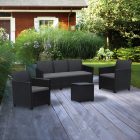 Claire IV 5 személyes kerti bútor garnitúra vigo tárolós asztallal