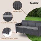 Claire IV 5 személyes kerti bútor garnitúra vigo tárolós asztallal