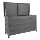 Cassis alumínium kerti láda, szürke 650 L