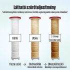POSEION BT100® Prémium koreai revitalizáló zuhanyfej vízszűrővel, mágneses-ionizáló technológiával, szürke