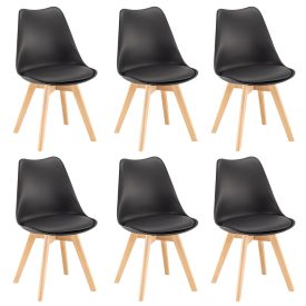 Silla étkezőszék 6 db fekete színben