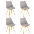 Silla étkezőszék 4 db szürke színben