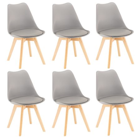 Silla étkezőszék 6 db szürke színben