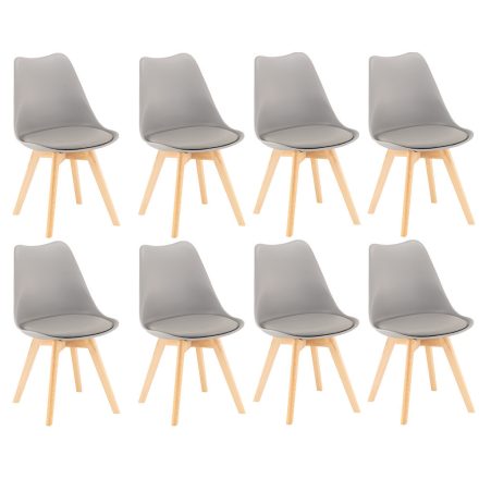 Silla étkezőszék 8 db szürke színben