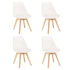 Silla étkezőszék 4 db fehér színben