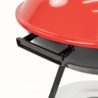 Faszenes kerti gömb grillsütő kerekes