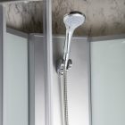 Evora White 90 hátfalas zuhanykabin zuhanytálcával