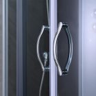 Cora 80x120 cm mélytálcás zuhanykabin