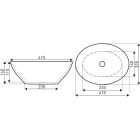 KR-707 fehér-arany kerámia design mosdó