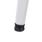 Bora 140 cm szögletes szinterezett kő étkezőasztal fehér