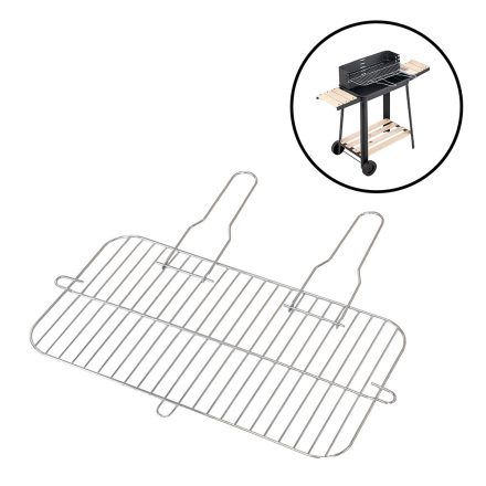 Grillrács szögletes 53,5x28 cm