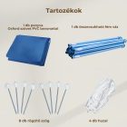 Összecsukható kerti pavilon 3x3 m