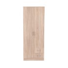 Miami gardróbszekrény 80x205 cm sonoma tölgy-sonoma tölgy