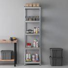 Nagy teherbírású polc 180x40x40 cm 150 kg króm