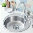 Teur kerek egy medencés rozsdamentes mosogató