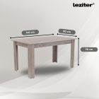 Leon 6+1 étkező garnitúra yorki tölgy-bézs