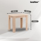 Leon 4+1 étkező garnitúra sonoma tölgy-szürke