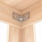 Yorki Standard étkezőasztal 86x60 cm sonoma tölgy