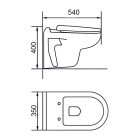 Roya 21W falba építhető WC tartály szett