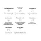 Spirit Clear 90x90 cm íves zuhanykabin zuhanytálcával fekete