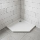 Modena Slim ötszögletű alacsony akril zuhanytálca 90x90 cm